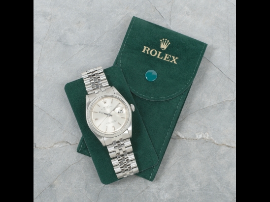 Rolex Datejust 36 Argento Jubilee Silver Lining Dial  Watch  1603